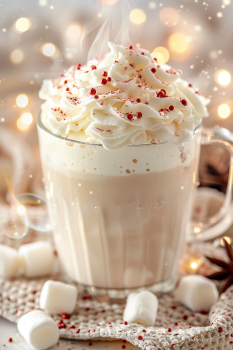 White hot chocolate Christmas recipe