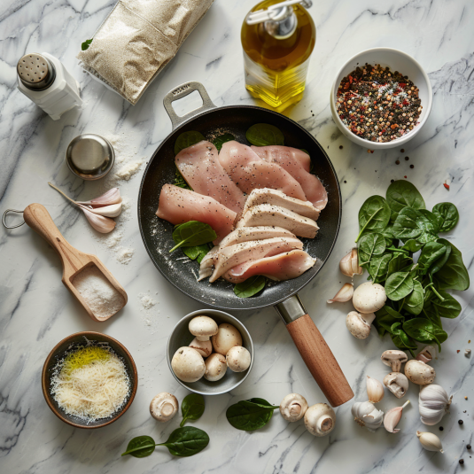 Low Carb Chicken Spinach and Mushroom Recipe: Healthy, Savory Skillet for Keto Nights 7 Low Carb Chicken Spinach and Mushroom