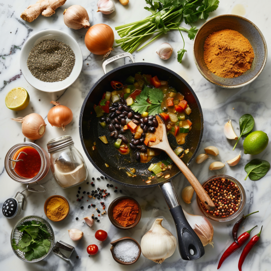 Easy Creamy Black Bean Curry
