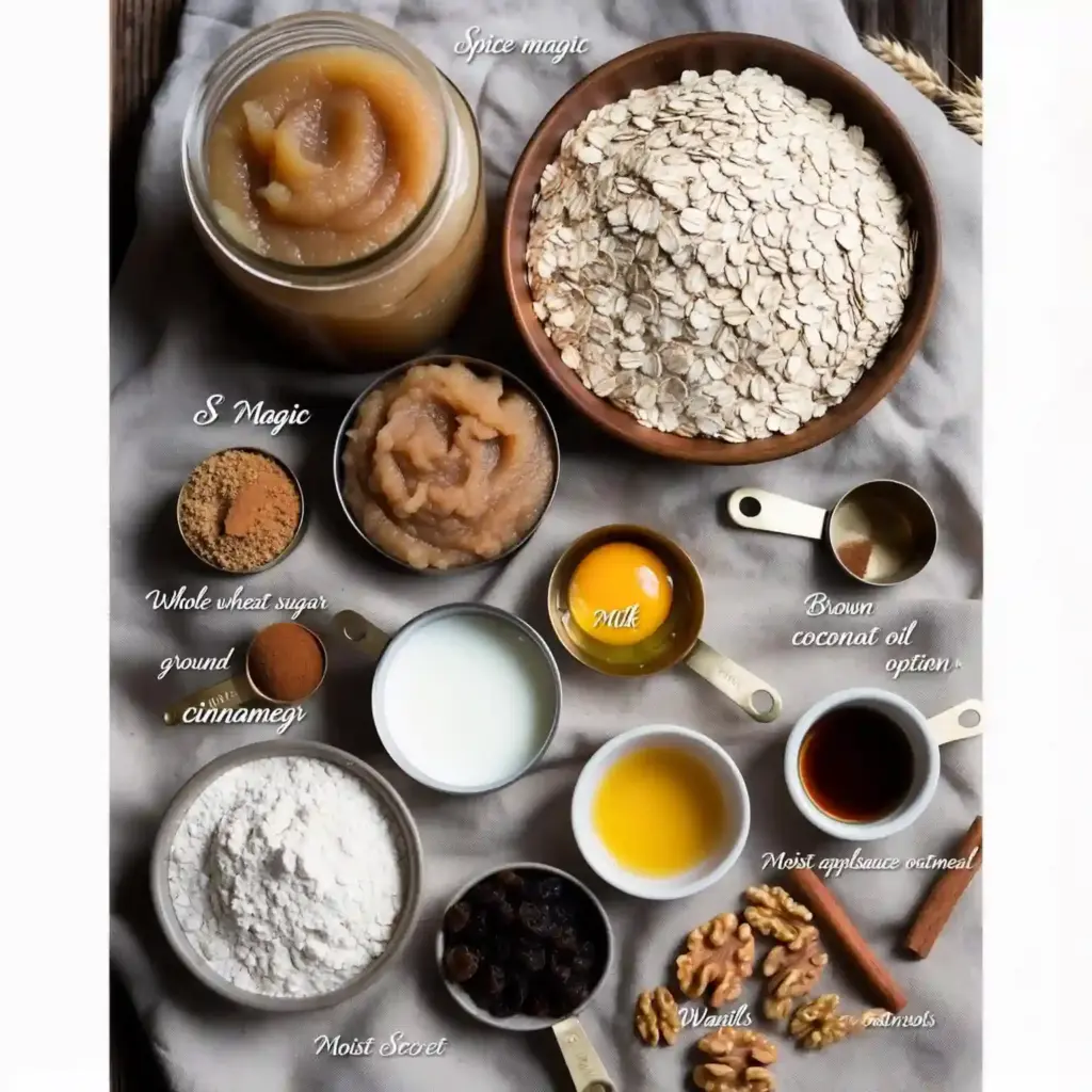 Moist Applesauce Oatmeal Muffins: Healthy, Tender Bites for Any Time 2 Moist Applesauce Oatmeal Muffins