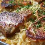 Pork Chop and Sauerkraut Casserole: Quick & Comforting One-Pan Wonder! 6 Pork Chop and Sauerkraut Casserole