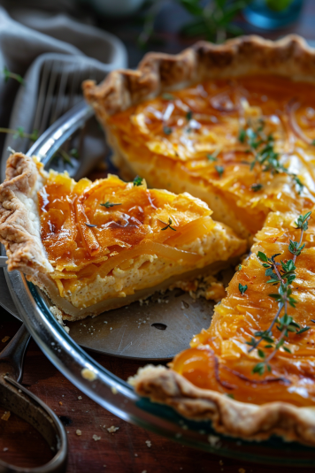 Cheddar Vidalia Onion Pie