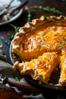Cheddar Vidalia Onion Pie