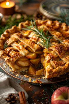 Rosemary Apple Pie