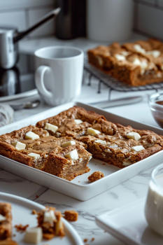 Perfect Biscoff & White Chocolate Blondies Recipe: Chewy, Spiced Cookie Bars 1 Biscoff & White Chocolate Blondies Recipe