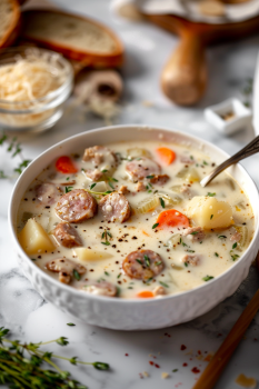 Perfect Creamy Chicken Sausage Stew Recipe: Hearty, Comforting One-Pot Meal 1 Creamy Chicken Sausage Stew