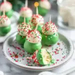 Protein Christmas Tree Cake Pops