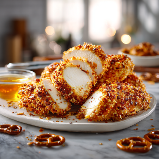 Perfect Pretzel Crunch Baked Chicken Recipe: Crispy, Tangy Oven Delight 1 Pretzel Crunch Baked Chicken