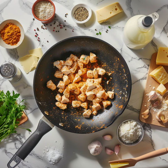 Perfect Cajun Garlic Chicken Penne with Velveeta Cheese Sauce Recipe: Spicy, Creamy Pasta Delight 2 Cajun Garlic Chicken Penne with Velveeta Cheese Sauce Recipe