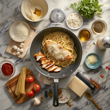 Perfect Spicy Cajun Steak over Creamy Parmesan Fettuccine Recipe: Bold, Velvety Pasta Main 2 Spicy Cajun Steak over Creamy Parmesan Fettuccine