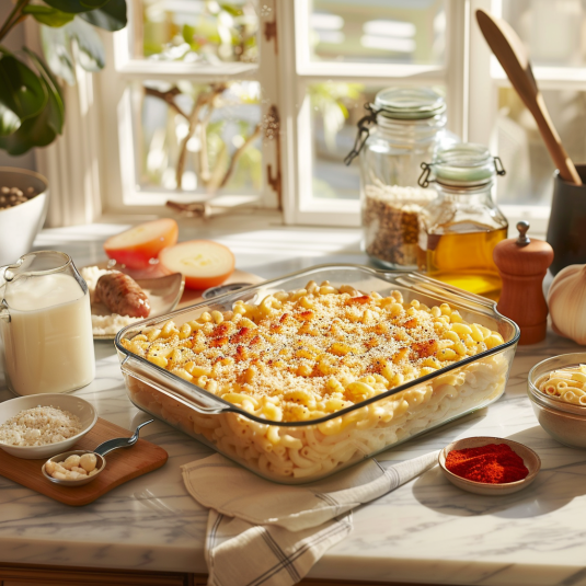 Perfect Cajun Mac & Cheese with Andouille Sausage Recipe: Spicy, Cheesy Comfort Bake 2 Cajun Mac & Cheese with Andouille Sausage